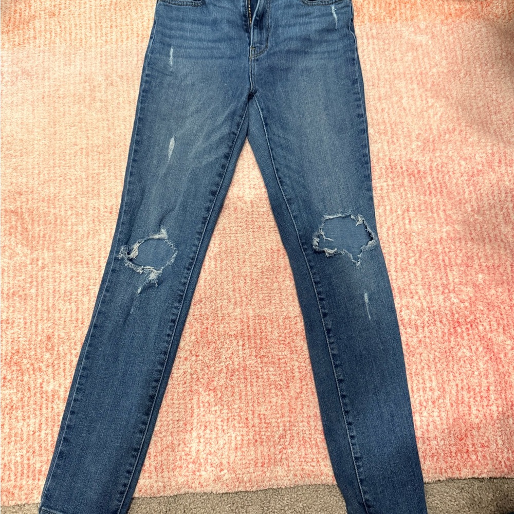 Levi's Women's Distressed Skinny Jeans - Blue